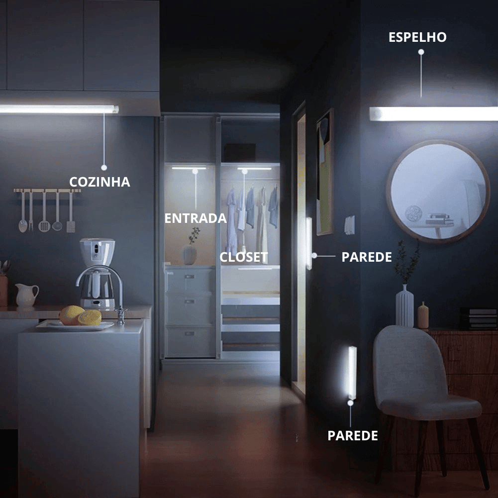 Lâmpada de LED Com Detector de Movimento - Houzzi