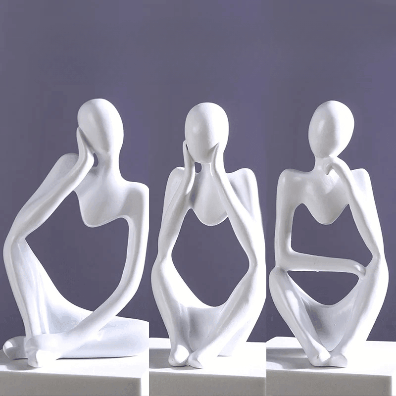 Escultura " O Pensador " em Resina - Houzzi
