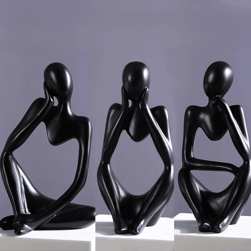 Escultura " O Pensador " em Resina - Houzzi