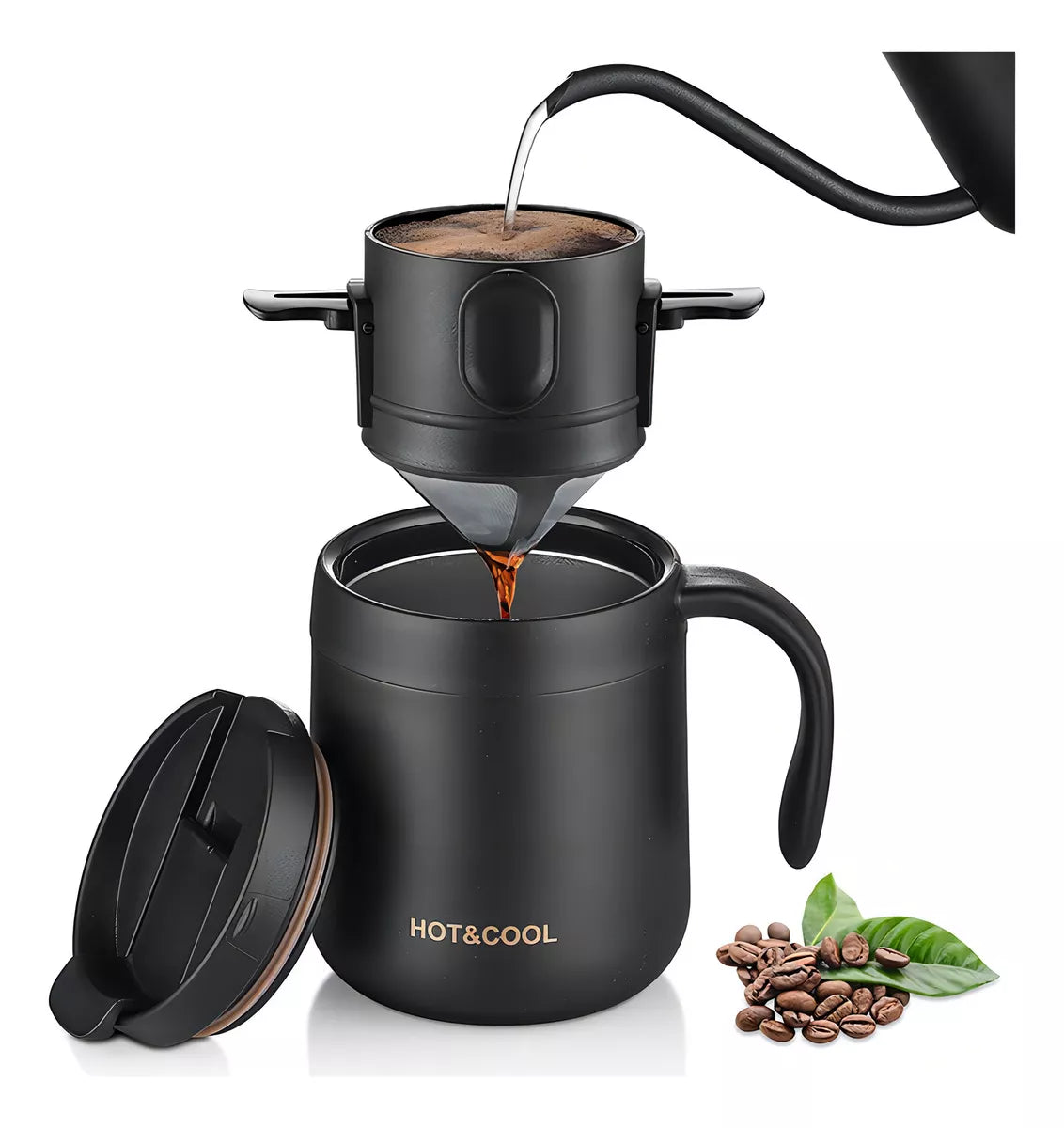 Kit Coador de Café + Xícara │Houzzi - Houzzi
