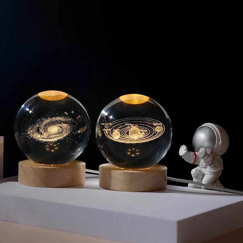 Bola de Cristal Luminosa 3D - Houzzi