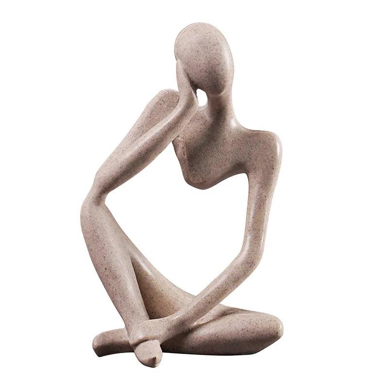 Escultura " O Pensador " em Resina - Houzzi