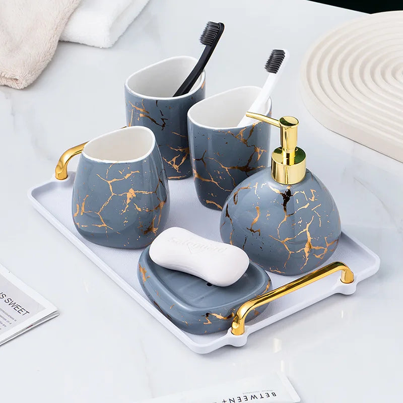 Kit de Peças de Cerâmica para Banheiro - Houzzi - Houzzi