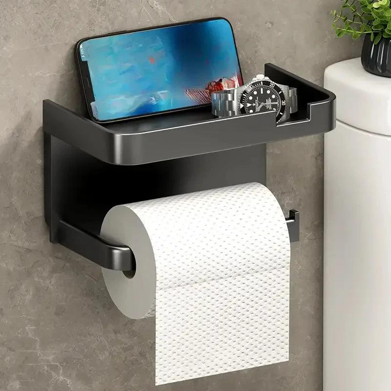 Porta Papel Higiênico com Bandeja - Houzzi