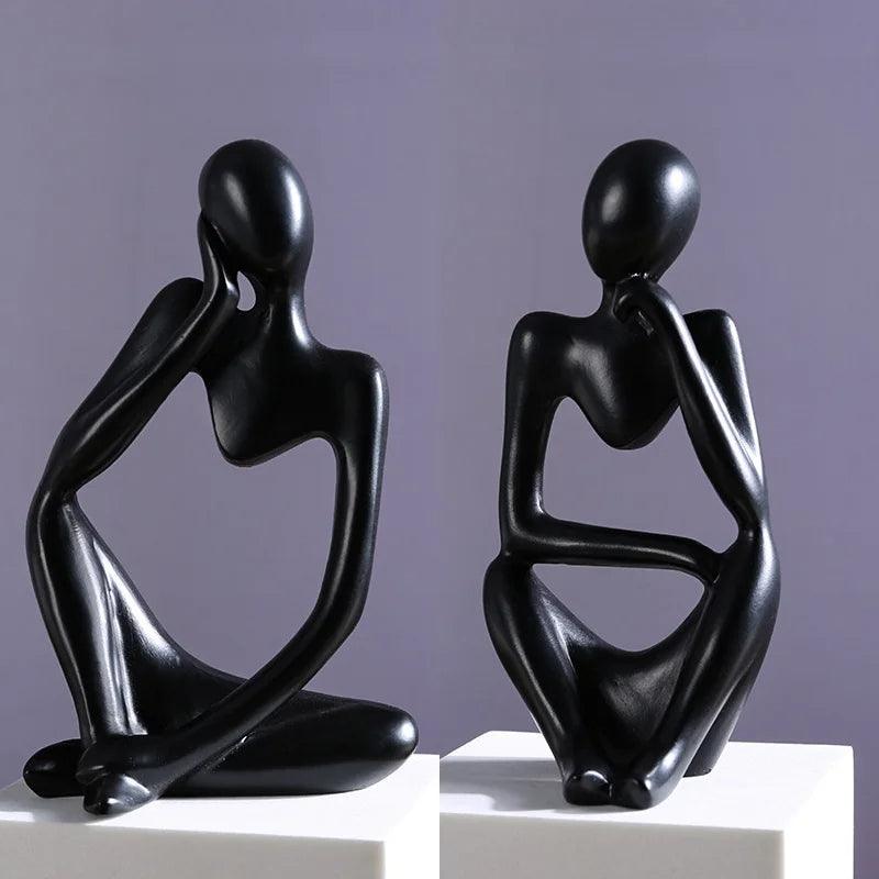 Escultura " O Pensador " em Resina - Houzzi