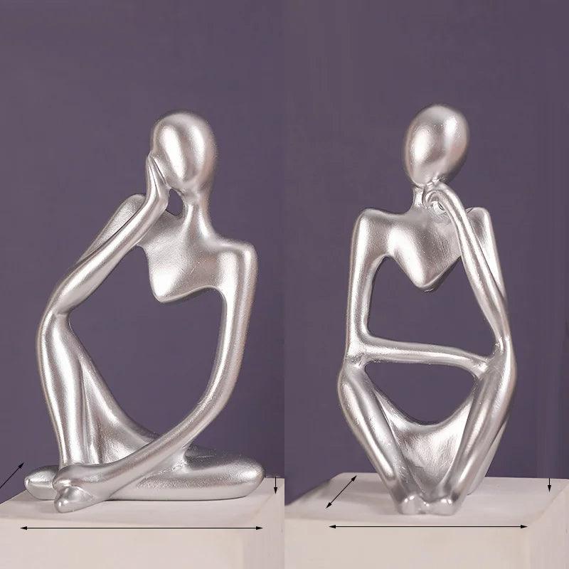 Escultura " O Pensador " em Resina - Houzzi