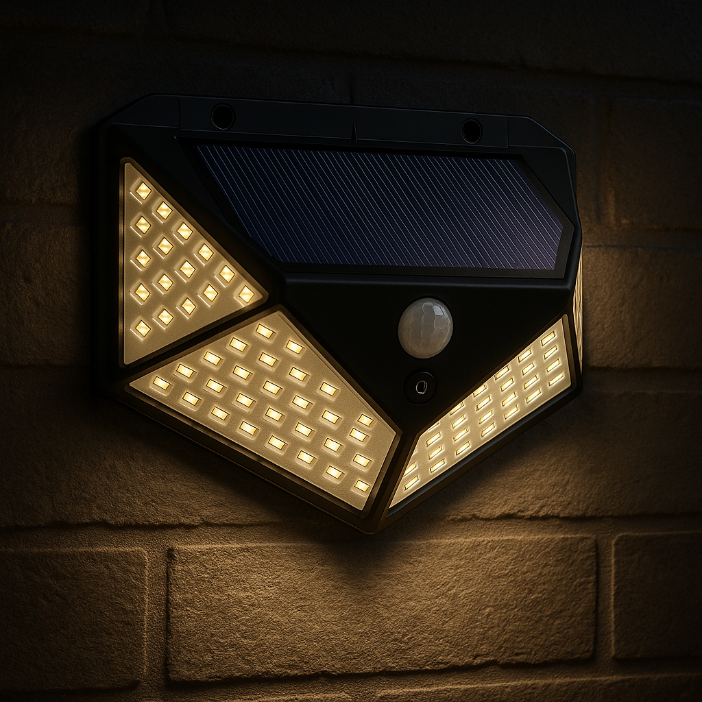 [2 UNIDADES] - Luz de LED com Painel Solar - Houzzi - Houzzi