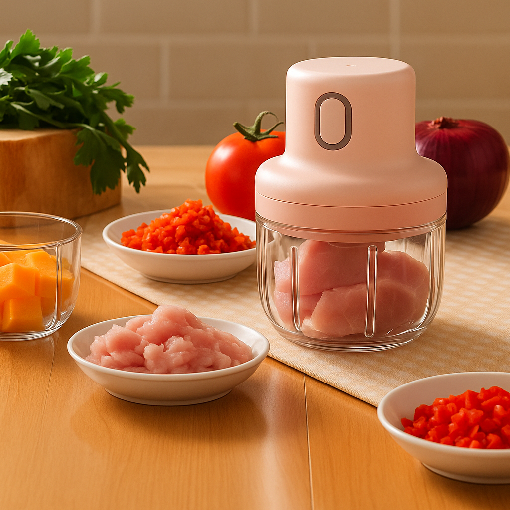Mini Processador Elétrico de Alimentos - Houzzi - Houzzi
